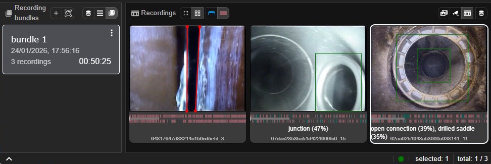 Sewer inspection robot analyzing pipeline defects
